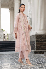 Maria B | 3 Piece Embroidered | DW-EF23-46R1-Pink