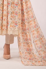 Maria B | 3 Piece Embroidered | DW-EF26-195-BEIGE
