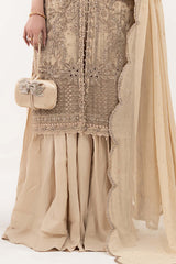 Maria B | Luxury Formals | SF-EF26-53-Coffee