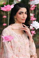 Maria B | 3 Piece Embroidered | DW-EF26-205-BEIGE