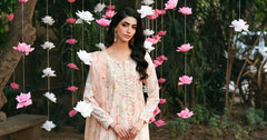 Maria B | 3 Piece Embroidered | DW-EF26-205-BEIGE