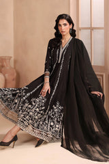 Maria B | 3 Piece Embroidered | DW-MN25-09R1-Black