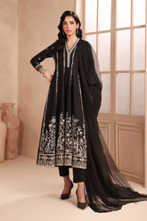 Maria B | 3 Piece Embroidered | DW-MN25-09R1-Black