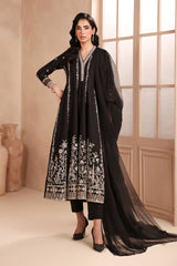 Maria B | 3 Piece Embroidered | DW-MN25-09R1-Black