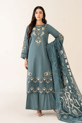 Maria B | Luxury Winter Pret 25 | DW-PF25-03-Tea