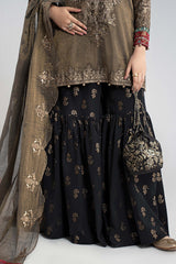 Maria B | Luxury Winter Pret 25 | DW-W25-01-Black