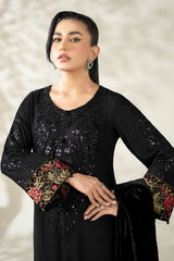Maria B | Luxury Winter Pret 25 | DW-W25-20-Black