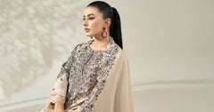 Maria B | Luxury Winter Pret 25 | DW-W25-47-BEIGE