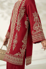 Maria B | Luxury Winter Pret 25 | DW-W25-58-Maroon