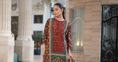 Maria B | 3 Piece Embroidered | DW-EA26-101-Maroon