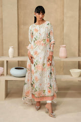 Maria B | 3 Piece Embroidered | DW-EA26-34-Off White