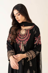 Maria B | Luxury Winter Pret 25 | DW-EF22-13R1-Black
