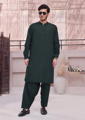 (3 Piece) - Green Suit with Matching Waistcoat