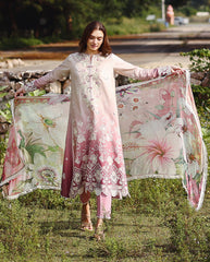 Mushq | Solace Ombre Chikankari | Dew Drift