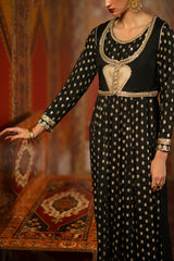 Ethnc | 2 Piece EMBROIDERED SUIT 26 | BLACK E1051