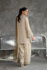 Ethnc | 3 Piece EMBROIDERED SUIT 26 | LEMON ICING E1060