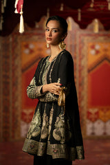 Ethnc | 2 Piece EMBROIDERED SUIT 26 | JET BLACK E1066