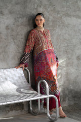 Ethnc | 2 Piece EMBROIDERED SUIT 26 | APPLE GREEN E1068