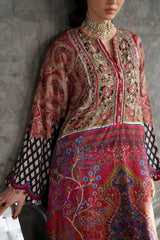Ethnc | 2 Piece EMBROIDERED SUIT 26 | APPLE GREEN E1068