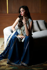 Ethnc | 3 Piece EMBROIDERED SUIT 26 | LIGHT GREY E1100
