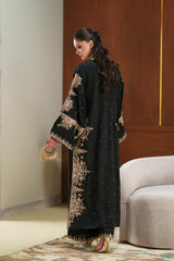 Ethnc | 2 Piece EMBROIDERED SUIT 26 | JET BLACK E1104