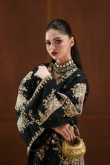 Ethnc | 2 Piece EMBROIDERED SUIT 26 | JET BLACK E1104