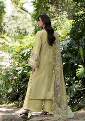 Elaf Premium | Luxury Lawn 26 | ELQ-7A BUTTER YELLOW