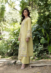 Elaf Premium | Luxury Lawn 26 | ELQ-7A BUTTER YELLOW