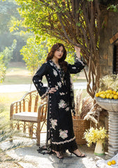 Elaf Premium | Luxury Lawn 26 | ELY-2B MIDNIGHT BLOSSOM