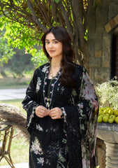 Elaf Premium | Luxury Lawn 26 | ELY-2B MIDNIGHT BLOSSOM