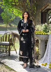 Elaf Premium | Luxury Lawn 26 | ELY-2B MIDNIGHT BLOSSOM