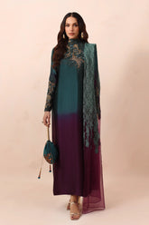 Musferah Saad | Eterna Formals | Emerald Dusk