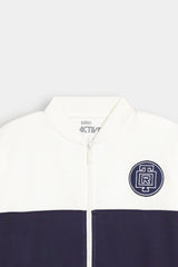 Outfitter Regular Fit Activewear Color Block Zipper