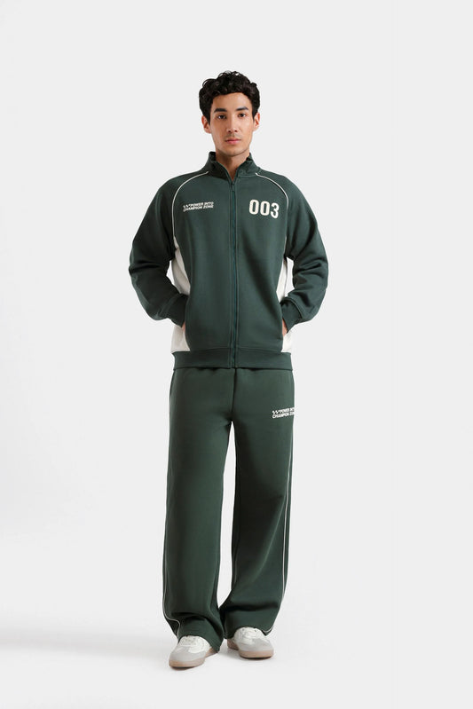 Outfitter Relaxed Fit Color Block Activewear Zipper