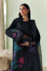 Maria B | 3 Piece Unstitched Embroidered | SR-01-08-Mid Night Noir