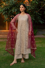 Batik | NAINA 3PC EMBROIDERED | KARANDI PRET