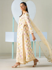 Faiza Faisal | FNF Printed Lawn | BUTTERCUP BLOOM