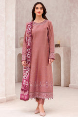Farasha | Bahaar Embroidered Lawn | Pink Whisper
