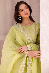 Farasha | Bahaar Embroidered Lawn | Ember Glow
