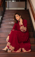 Asifa and Nabeel | Zephyr Formals | Fuchsia Royalty Kaftan