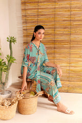 Saira Rizwan | Silk Coords 25 | COASTAL CHARM - SRSP-25-01