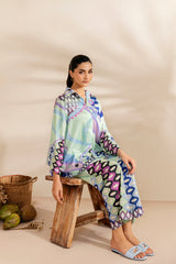 Saira Rizwan | Silk Coords 25 | PARADISE PRISM - SRSP-25-05