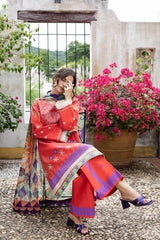 Mushq | Mirasol Printed Cambric | Carmin Rosa