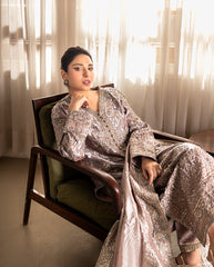 Mushq | Sunehri Lama Silk | Hamna | Zayan Clothing UK
