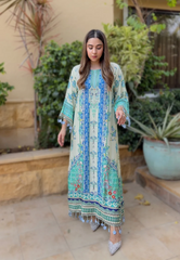 Heer By Zeeshan Damani | Luxury Formal Kaftan | Elowen