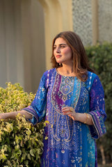 Heer By Zeeshan Damani | Luxury Formal Kaftan | Lazuli
