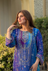Heer By Zeeshan Damani | Luxury Formal Kaftan | Lazuli