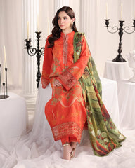 Rang Rasiya | Unstitched 3pc Lawn | Nova Seline