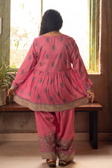 GENERATION | PAISLEY GARDEN FLARED SET | S26B4137-Rani Pink