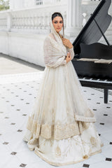 Erum Khan | Luxury Formal Dastaan | Snow Pearl
